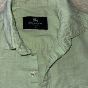 Mens Burberry button up